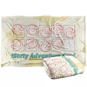 Rick and Morty Morty Adventure Card Silky Touch Super Soft Throw Blanket - Picture 1 of 8