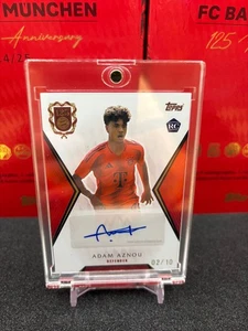 Topps 125 Jahre FC Bayern München - ADAM AZNOU /10 Auto Autogramm Rookie RC - Bild 1 von 2
