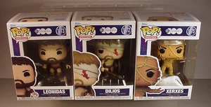 Funko Pop! Lote de 3 figuras 300 de la película sin usar, en caja, en paquete Leonidas Xerses Dilios Toys - Imagen 1 de 5