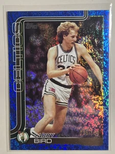Larry Bird 2025-26 Topps Baloncesto Azul Holofoil 26/150 Boston Celtics #257 - Imagen 1 de 13