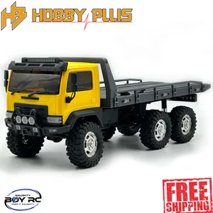 Camión de plataforma plana Hobby Plus CR18P ARKTOS 6X6 amarillo escala 1/18 RTR sobre orugas coche radiocontrol - Imagen 1 de 18