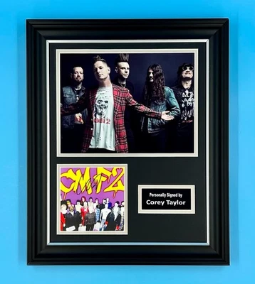 Corey Taylor Signed Photo Framed & COA Slipknot Autograph Auto CMF2 Poster Music - Image 1 of 4
