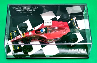 1995 Minichamps 1/43 Ferrari 412T2 J. Alesi #27 DieCast NEW IN DISPLAY BOX - Image 1 of 4