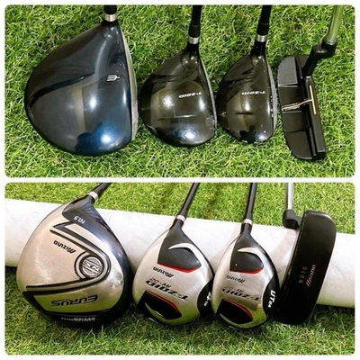 Mizuno Club Set 1W 4W HY 4-9i Pw Fw Sw PT 13pc RH Graphite SR & Regular & Stiff - Image 1 of 4