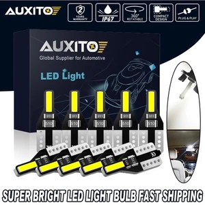 10x LED T10 2SMD AUXITO Interior, parker Number Plate light, 6500K Light Globes - Bild 1 von 8