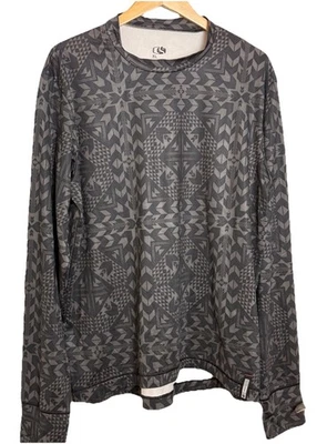 Bonfire Snowboarding Activewear Men’s XL Black & Gray Long Sleeve Shirt - Image 1 of 4