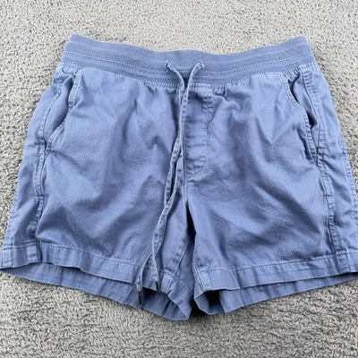 Pantalones Cortos Orvis Para Mujer Pequeños Azul Tirar con Cordón Algodón Lyocell Informales Bolsillos Foto 1 de 4