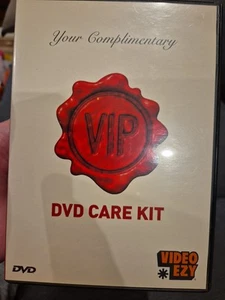 YOUR COMPLIMENTARY VIP DVD CARE KIT VIDEO EZY VIDEOEZY CLEANING CLOTH SET - Picture 1 of 3