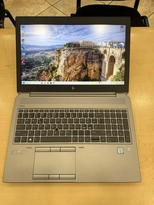 Notebook Hp Zbook 15 G5 Workstation i7 Ram32 Ssd256 Nvidia P1000 Windows11 - Immagine 1 di 4