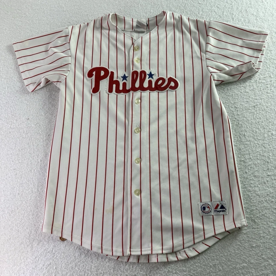Jim Thome Philadelphia Phillies Jersey majestic Men’s Small 90s - Image 1 of 4