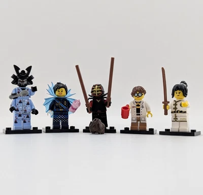 Lego Ninjago Película Minifigura Lote Garmadon Kendo Kai Tiburón General Tech Nya Foto 1 de 4