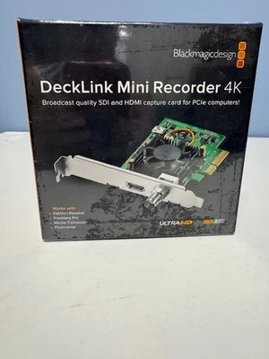 Blackmagic Design DeckLink Mini Monitor 4K PCIe Playback Card #BDLKMINIMON4K - Image 1 of 4