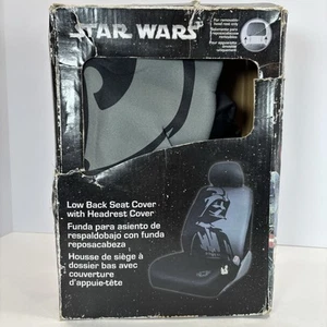 Star Wars Darth Vader Car Truck SUV Low Back Seat Cover W/ Headrest Cover - Picture 1 of 11