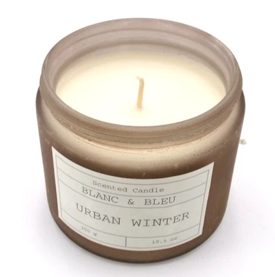 SCENTED CANDLE BLANC & BLEU URBAN WINTER 10.5 0Z POPULAR SCENT - Image 1 of 4