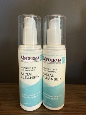 Limpiador facial Mederma Advanced Dry Skin Therapy alfa hidroxiácido (paquete de 2) Foto 1 de 2