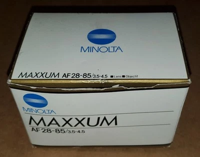 Minolta (1985) maxxum af 35mm - 105 mm camera lens f3.5-4.5 rare find w/box - Image 1 of 4