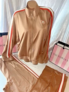 Victoria Secret PINK Track Star Set Wide Leg Pants And Jacket XXL - Picture 1 of 4
