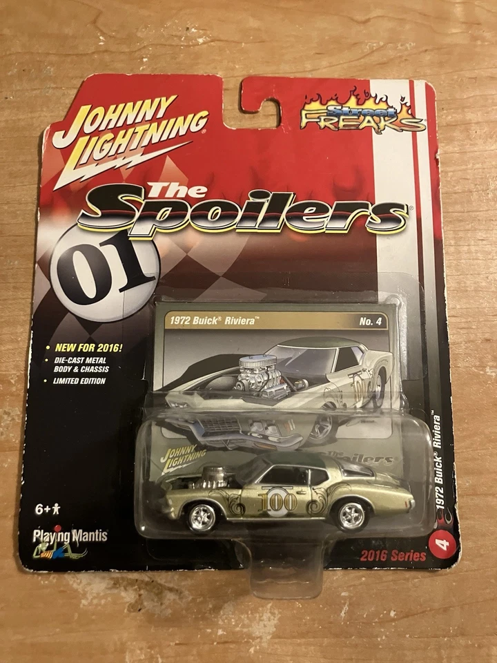Johnny Lightning The Spoilers 1972 Buick Riviera No. 4 Street Freaks 1/64 Scale - Image 1 of 1