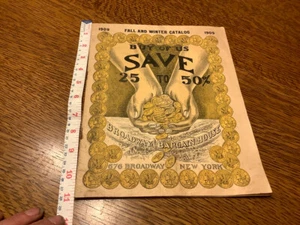 1909 fall & winter CATALOG - BROADWAY BARGAIN HOUSE - CLOTHES 36PGS - Picture 1 of 12