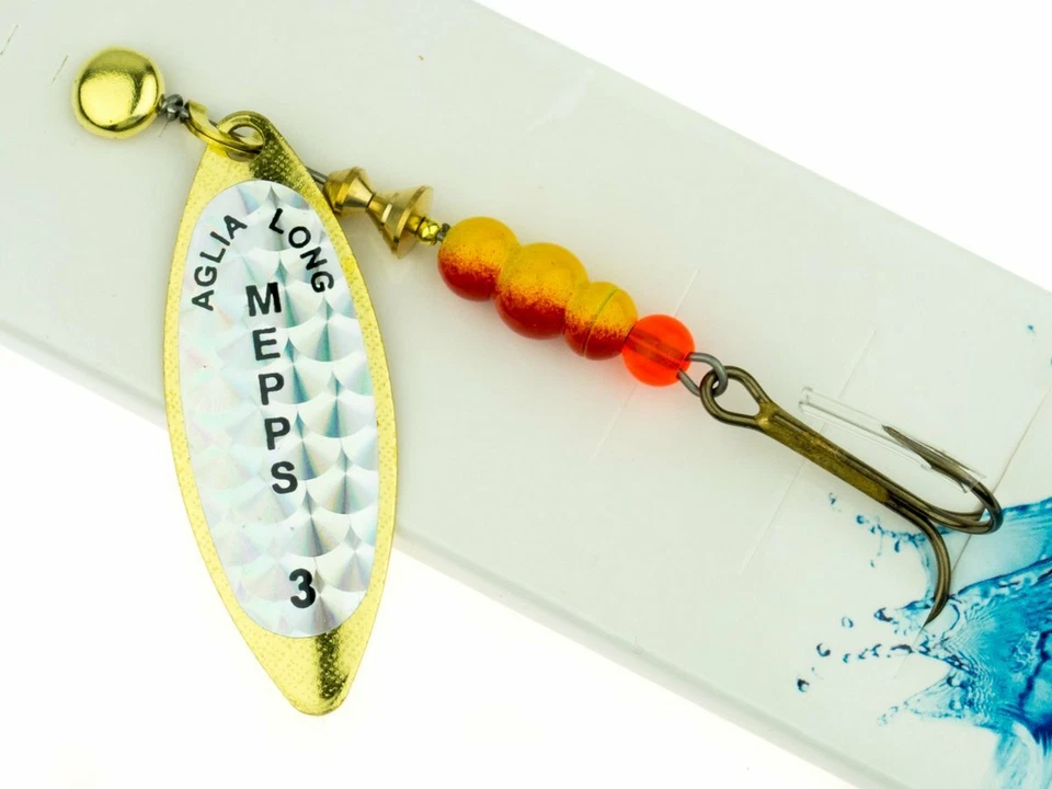 Mepps Aglia Long Rainbo #3 11.5g Spinner Cucchiaini Rotanti Luccio Trota COLORI - Immagine 1 di 1