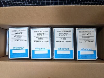 GE WHATMAN Cytiva UNIPLATE 300 μl 96 pocillos microplaca 7701-2350 laboratorio de ensayos 300 μl Foto 1 de 4