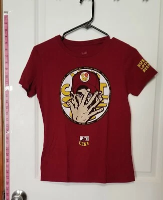 Pre-Owned WWE Women's Medium John Cena Red T-Shirt - Image 1 of 4