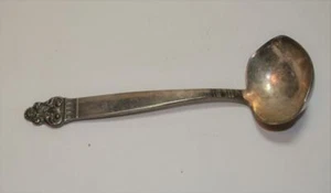Vintage E.P.N.S. T.H.Marthinsen Norway cucchiaio da portata per salsa o panna mestolo 6" - Foto 1 di 2