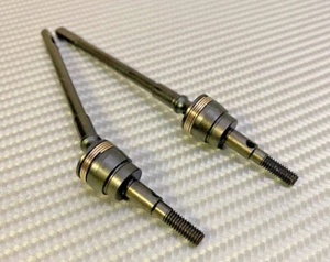 FRONT CVD DRIVESHAFT L+R  97mm End-To-End All Metal  (set) - Picture 1 of 5