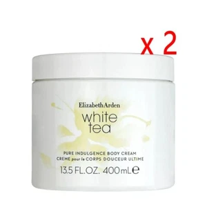 2 x Elizabeth Arden White Tea Pure Indulgence Body Cream Moisturizer 400ml=800ml - Picture 1 of 1