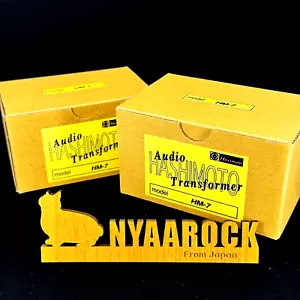 Hashimoto HM-7 MC Cartridge Step up input Transformer 2-Pack Set - Picture 1 of 17