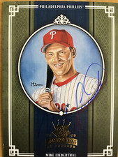 MIKE LIEBERTHAL PHILADELPHIA  PHILLIES SIGNED DIAMOND KINGS 2005 CARD #174 AUTO
