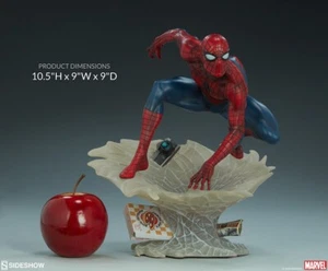 Statue SIDESHOW Spider-Man Mark Brooks Art Series 1/4 scale. - Picture 1 of 8