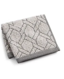 Hotel Collection Ultimate MicroCotton Sculpted Fashion Cotton Wash Towel - Gray - Picture 1 of 1