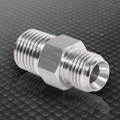 Metric Fitting Pipe 1/4" NPT Male to M12 x 1.25 Male Metric Coupling Pipe Gauge - Imagen 1 de 4