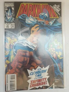 MARVEL COMICS DARKHAWK #31 Rare Infinity Crusade Crossover 1993 Nm Free UK P&P - Picture 1 of 7