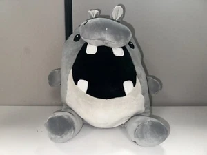 Jazware 15" Jungle Hippo Stuffed Animal Plush New With Tag - Picture 1 of 3
