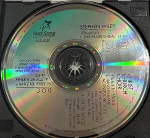 PROMO RADIO CD w/D.O.C./Stephen Wiley/Christ Church Choir ‘91 Star Song SGD-3020 - Picture 1 of 3