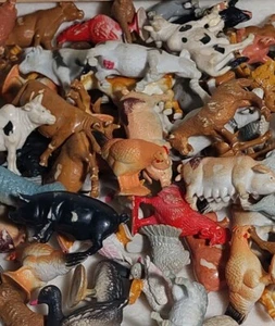Vintage Farm Country Animals Lot, Cows, Pigs, Geese, Dogs Etc. - Picture 1 of 3