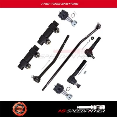 8 Pcs For 1992-2002 Ford E-150 Econoline Club Wagon Front Tie Rod End Ball Joint - Image 1 of 4