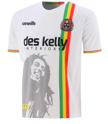 BOHEMIAN FC AWAY KIT 2022 - Camiseta Bob Marley, Rasta, Talla M - Imagen 1 de 4