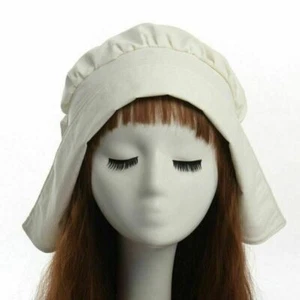 Blessume Mujeres Victoriano Blanco Gorro Flexivo Sombrero Colonial Pradera Disfraz Gorra - Imagen 1 de 6