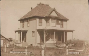 1910 ALTHOUSE HOME SYMERTON ILL FOTO REALE cartolina RPPC - Foto 1 di 2