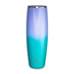 SNOWFOX 24 oz Stainless Steel Beer Glass With Lid, Shimmer Mermaid - Picture 1 of 3