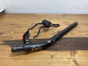 Lay Back Seat Post GT Mongoose Redline Black With Gt - 12 Seat Part Clamp
