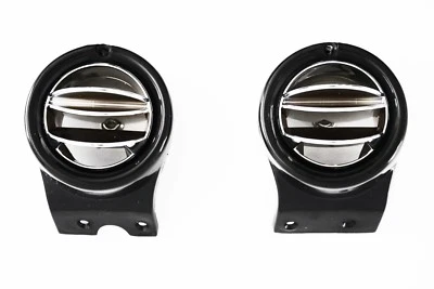 Camioneta Chevy/GMC C10 67-72 cromada y negra redonda aire acondicionado ventilaciones laterales aire acondicionado Foto 1 de 4