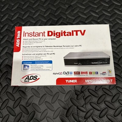Vintage ADS Tech Instant Digital TV Record To Computer TV Tuner MPEG-2 USB New - Image 1 of 4