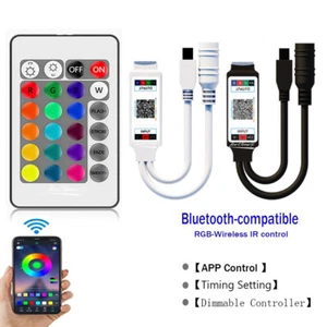 RGB LED Controller Bluetooth-compatible 24key IR wireless Remote For led stirp - Picture 1 of 10