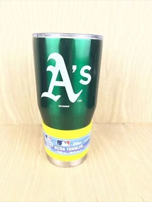 Vaso de viaje Oakland Athletics 30 oz acero inoxidable [NUEVO] MLB taza taza taza de vidrio Foto 1 de 4