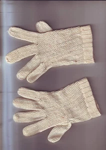 petite paire gants enfant anciens -- etat correct - Picture 1 of 2