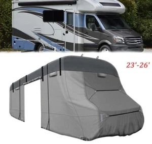 For Class C Motorhome Trailer Camper 23'-26'FT RV Cover Storage Deluxe Anti-UV - Picture 1 of 9